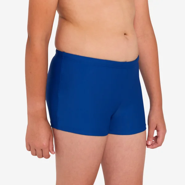 Maillot de bain natation garçon - boxer 100 basic - bleu
