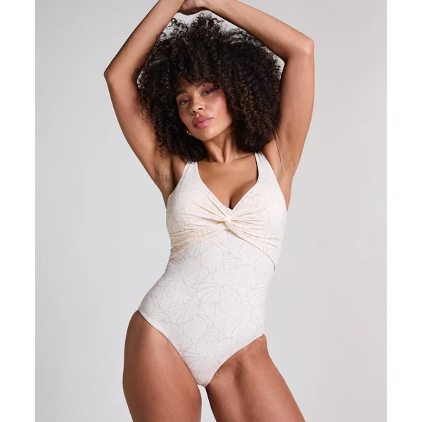 Maillot de bain sculptant Caicos - Beige