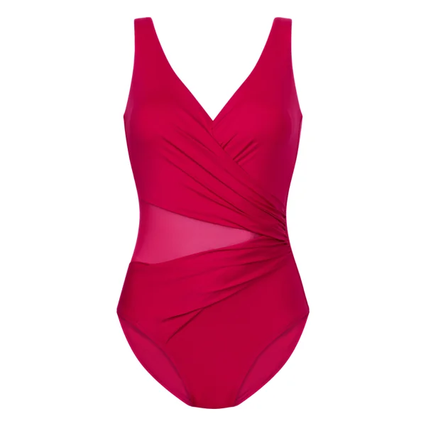 Maillot de bain Shaping Shell Mesh - Rose