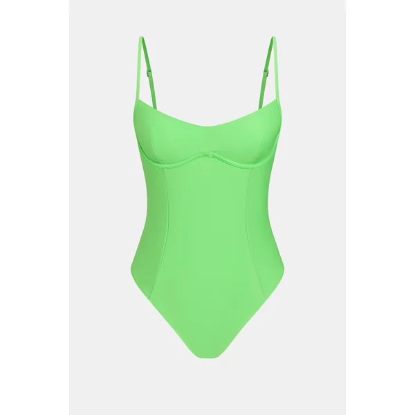 Maillot de bain une pièce balconnet