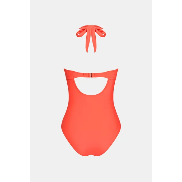 Maillot de bain une pièce corail