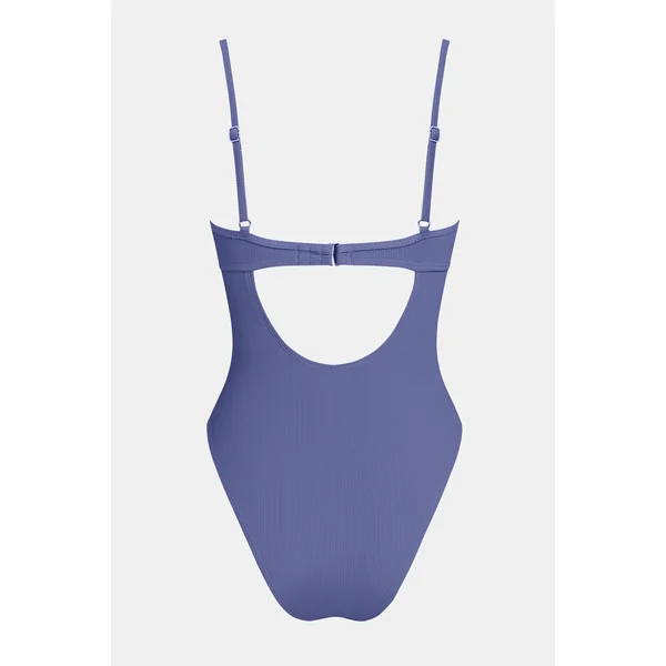 Maillot de bain une pièce découpe au dos
