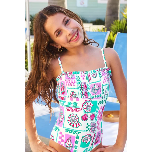 Maillot de bain une pièce enfant multicolore