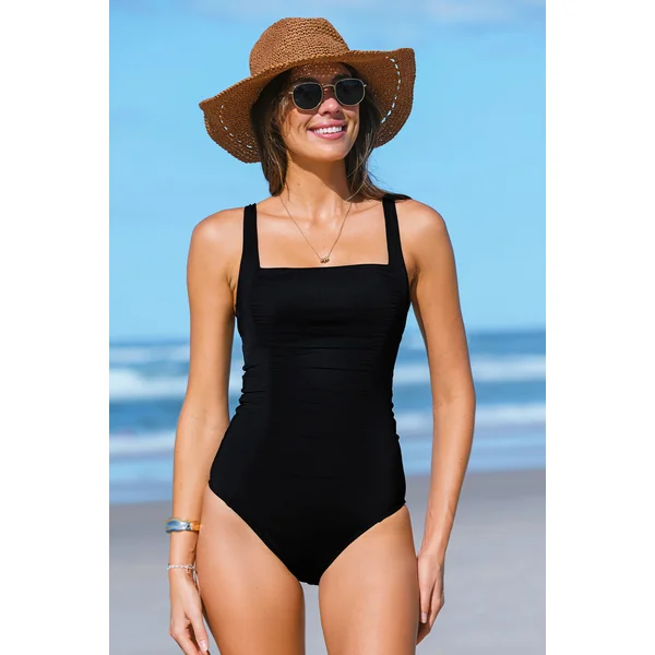 Maillot de bain une pièce gainant ventre plat + torse long
