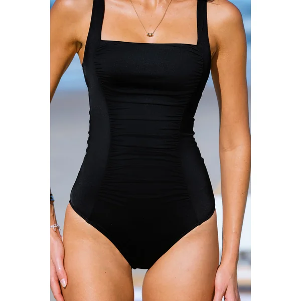 Maillot de bain une pièce gainant ventre plat + torse long