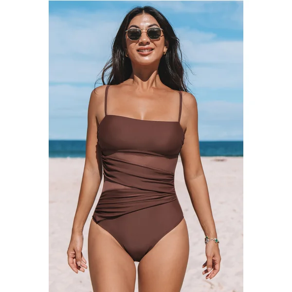 Maillot de bain une pièce ventre plat support buste moyen