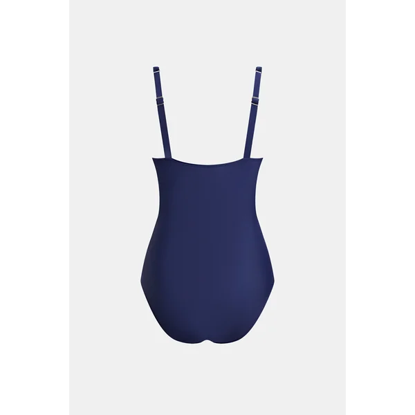 Maillot de bain une pièce à col en V ventre plat amincissant