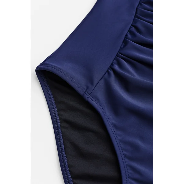 Maillot de bain une pièce à col en V ventre plat amincissant
