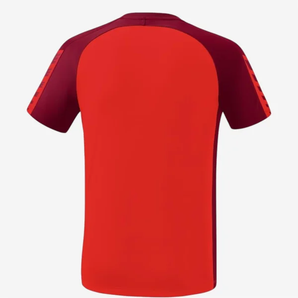 Maillot manches courtes Erima Homme - Rouge/Bordeaux