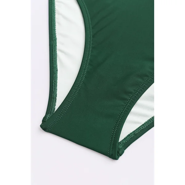 Maillot une pièce ventre plat amincissant à manches flottantes