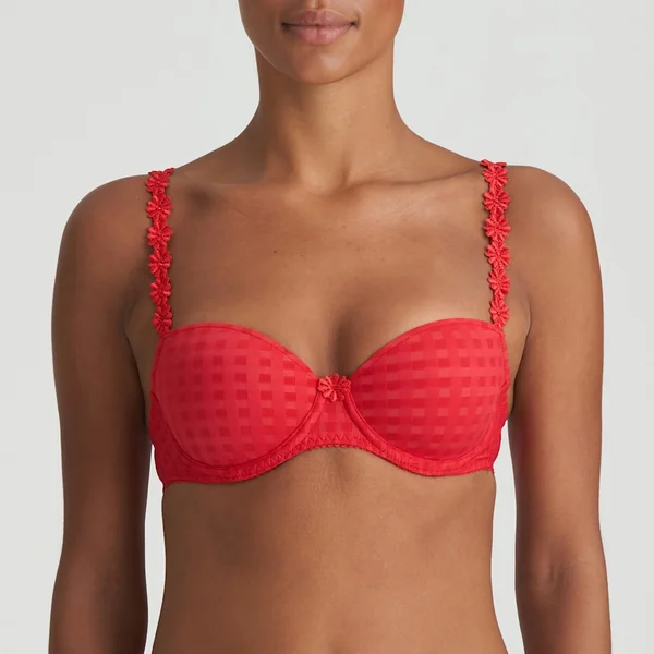 Marie Jo - Soutien-gorge balconnet 34 (75) E Scarlet Rouge Avero