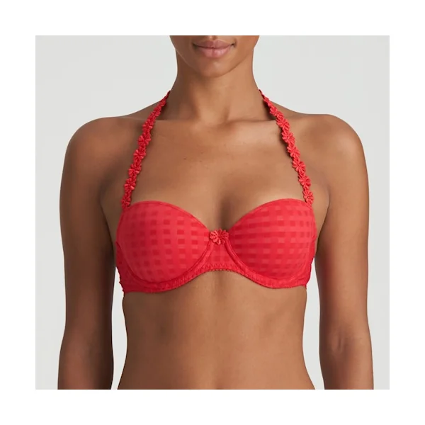 Marie Jo - Soutien-gorge balconnet 34 (75) F Scarlet Rouge Avero