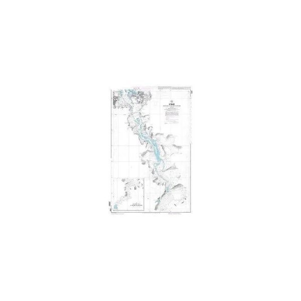 Marine Chart 4233L: The Rance, from St Malo to the Chatelier Lock