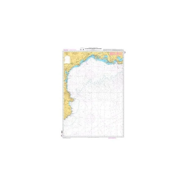 Marine chart 7008L : from Cabo de San Sebastian to Fos sur Mer