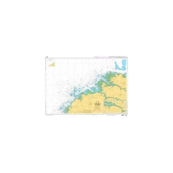Marine chart 7094L : from the Four lighthouse to the virgin island - Aber Wrac'h