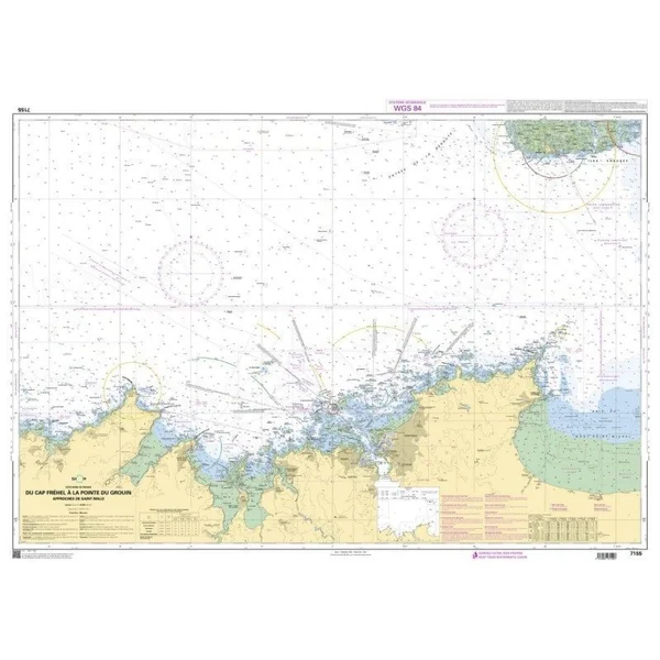 Marine Chart 7155: Cap Fréhel to Pointe du Grouin - Approaches to Saint-Malo