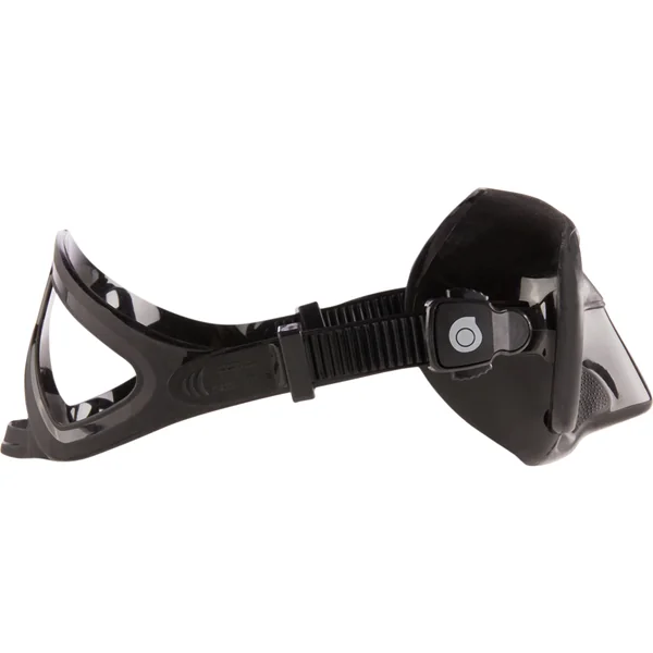 Masque d'apnée et de chasse sous-marine micro volume, 900 dual noir