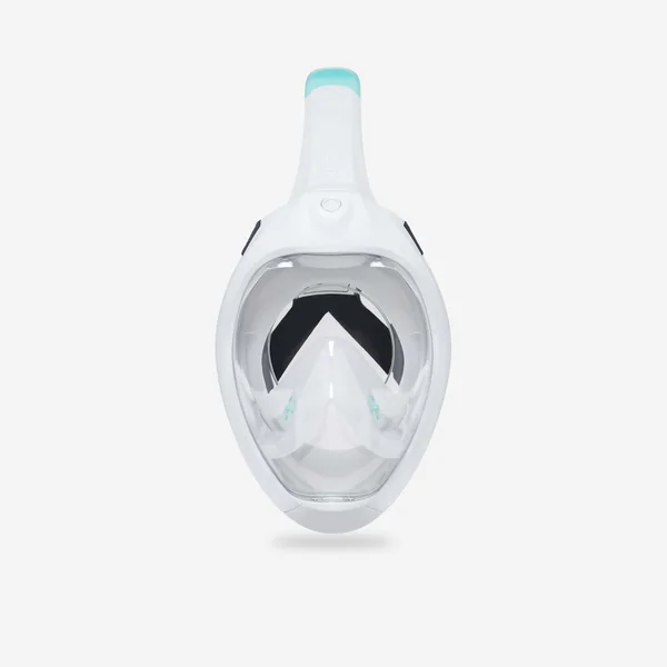Masque easybreath snorkeling de surface adulte, gris -sans sac-