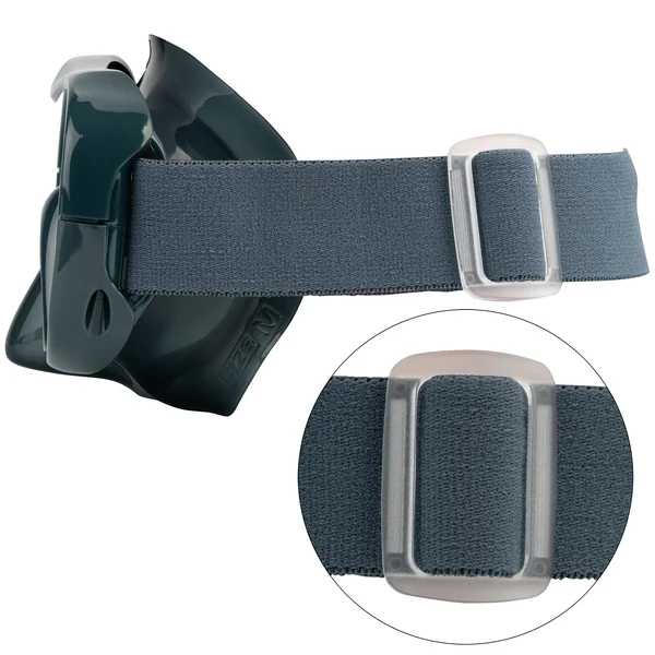 Masque plongée - 100 confort gris tempête