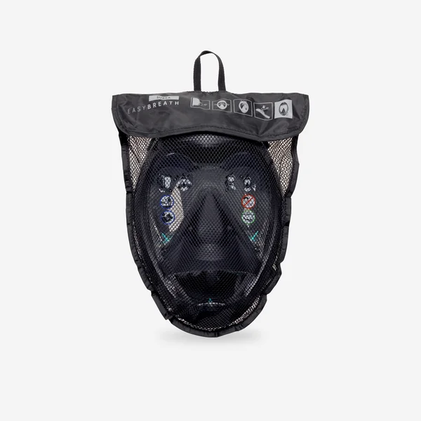 Masque snorkeling immersion Easybreath 900, noir