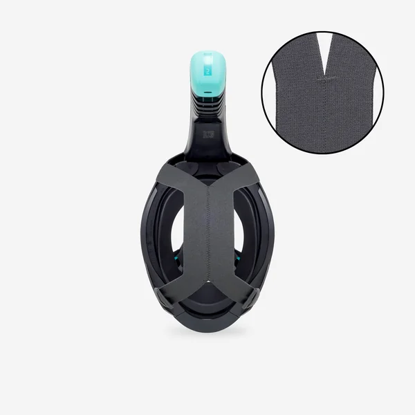 Masque snorkeling immersion Easybreath 900, noir