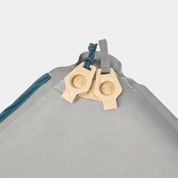 Matelas autogonflant de camping 1 personne, 190x65 cm, Comfort bleu