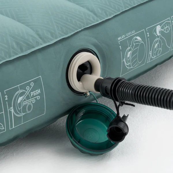 Matelas gonflable de camping 2 personnes, 200x140cm, Air seconds comfort