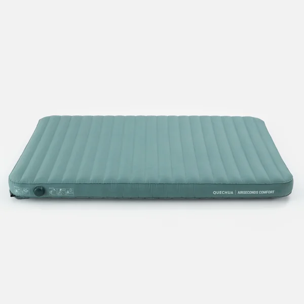 Matelas gonflable de camping 2 personnes, 200x140cm, Air seconds comfort