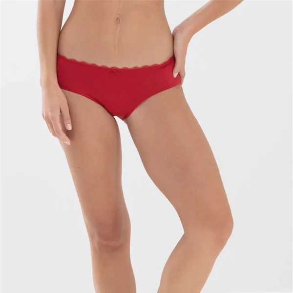 Mey - Culotte haute avec taille en dentelle Rubis X-Large/44