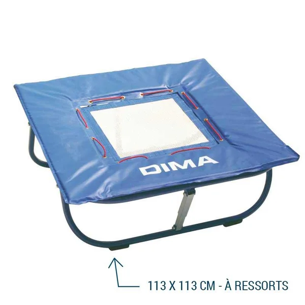 Mini trampoline gymnastique Dimasport - bleu