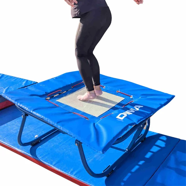 Mini trampoline gymnastique Dimasport - bleu
