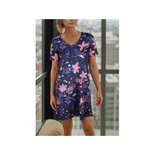 Miss Versa - Robe courte Ligne trapèze à col en V Urban Large Alex