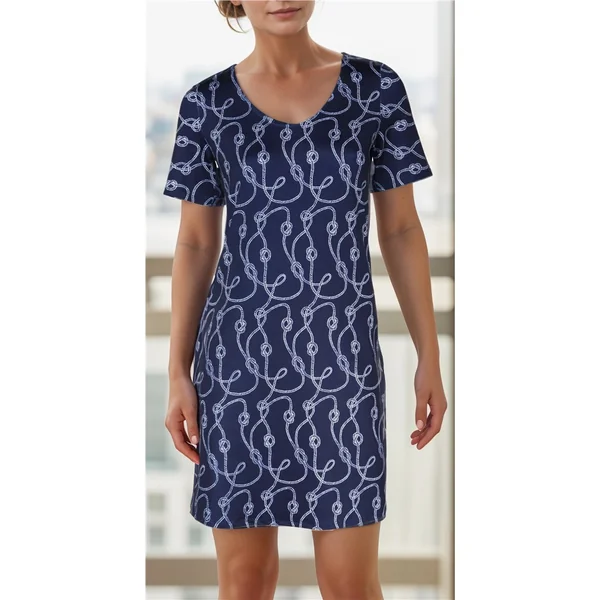 Miss Versa - Robe courte à col rond avec manches urban Medium Nico