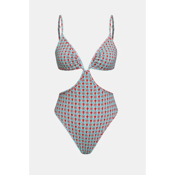 Monokini bretelles ajustables et bas échancré