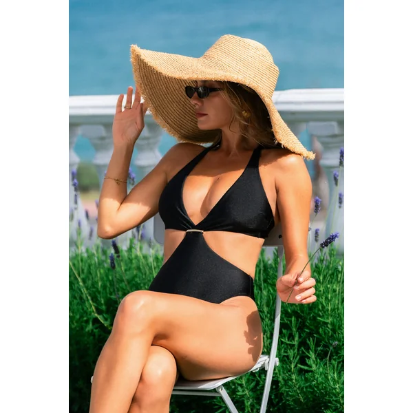 Monokini noir au design séduisant