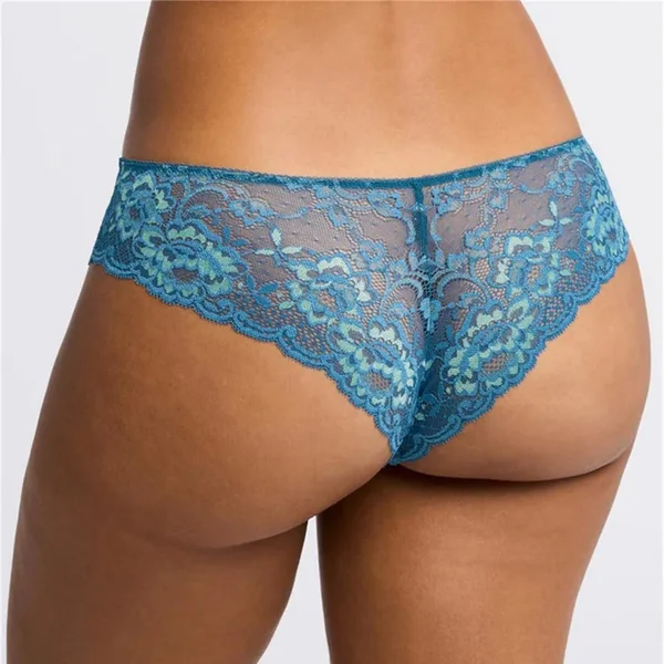 Montelle - Culotte brazilienne en dentelle Surf & Mint Large