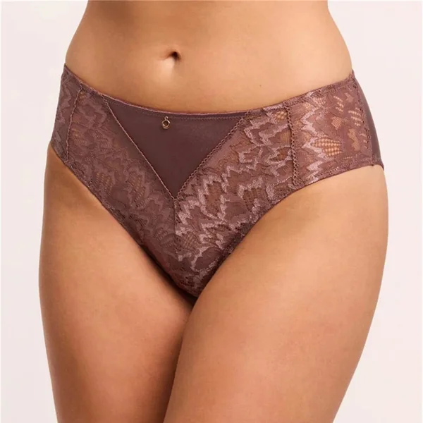 Montelle - Culotte brief avec dentelle Woodrose Medium