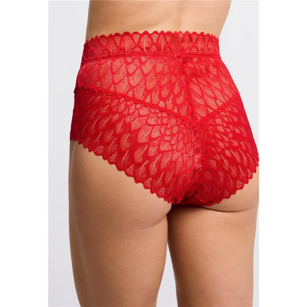 Montelle - Culotte taille haute retro Sweet Red Large Lacy Keyhole