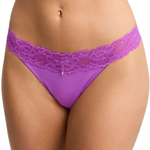 Montelle - Culotte tanga avec taille en dentelle Dahlia Small