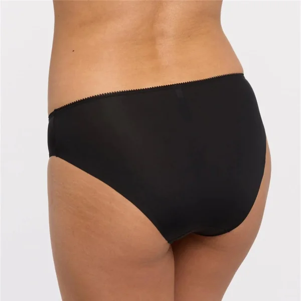 Montelle - Culotte échancréé sans couture Antidérapante Noir XX-Large