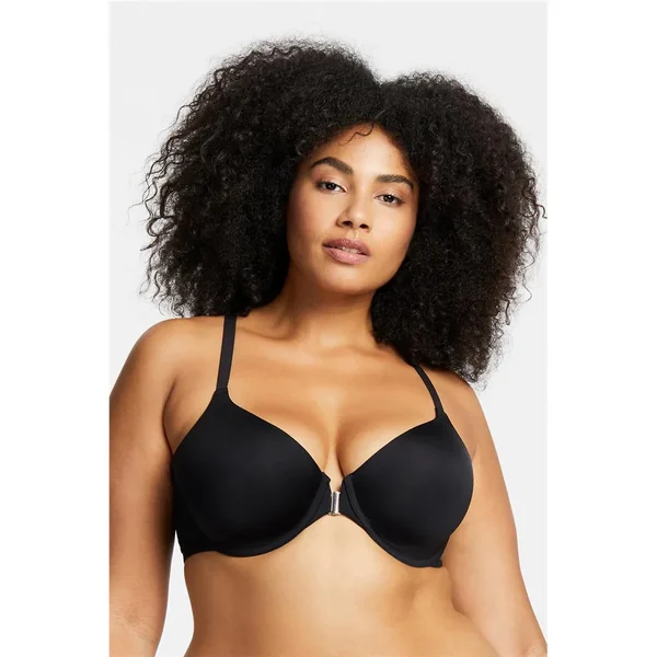 Montelle - Soutien gorge attache en avant avec dos nageur en dentelle 36 (80) A Noir Lace Racer