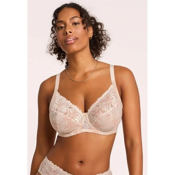 Montelle - Soutien-gorge en dentelle 3 parties avec cerceau 38 (85) F Lotus Anniversary
