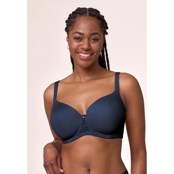 Montelle - Soutien-gorge T-Shirt Enveloppant 36 (80) E Cambridge Blue Pure Plus