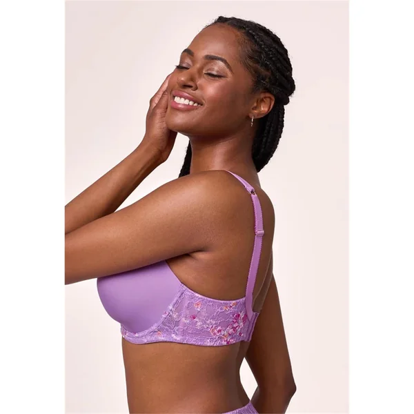 Montelle - Soutien-gorge T-Shirt Enveloppant 38 (85) F Tulip Field Pure Plus