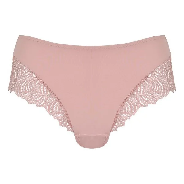Naturana - Culotte brief avec dentelle Vieux Rose XX-Large The Friday