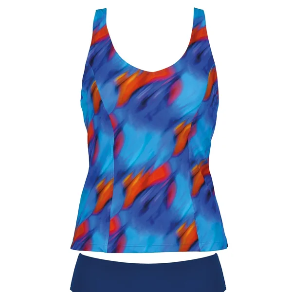 Naturana - Haut de tankini DD Bleu Orange 18