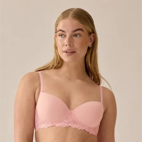 Naturana - Soutien-gorge avec coque et armature 34 (75) F Vieux Rose The Friday