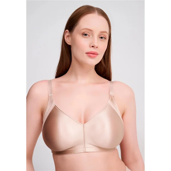 Naturana - Soutien-gorge Minimizer sans armature 34 (75) E Beige Brillant