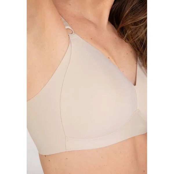 Naturana - Soutien-gorge paddé sans cerceau sans couture au dos 42 (95) E Blush
