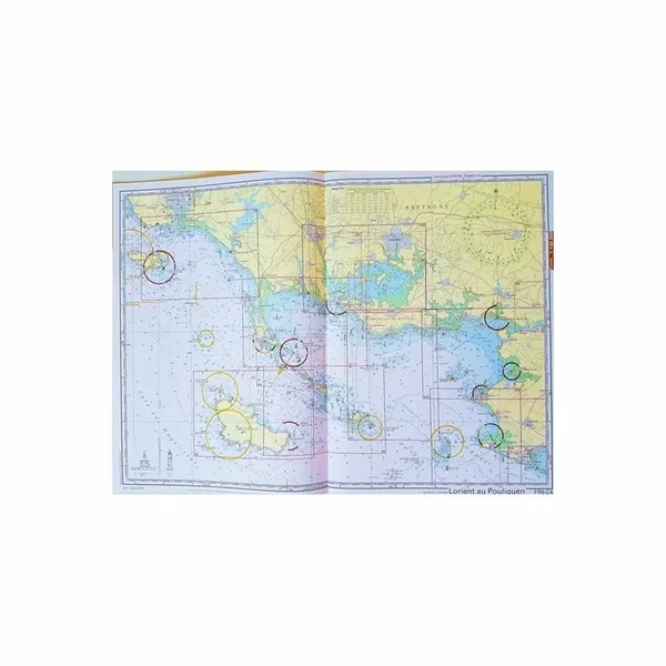 NV-CHARTS FR2 - 25 Cartes Marines Manche Ouest + 3 planches adhésives réglementaires